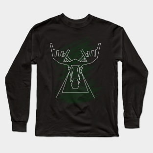 Heavy metal moose Long Sleeve T-Shirt